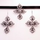 Conjunto plata azabache