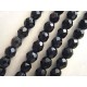 Collar de azabache, faceta 12x40 mm