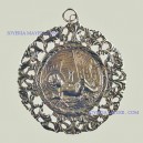 Medalla de cuna plata