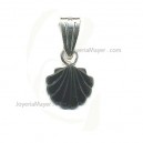 Concha plata azabache