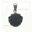 Concha plata azabache