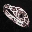 Pulsera de plata y azabache