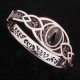 Pulsera de plata y azabache