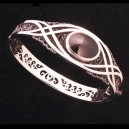 Pulsera de plata y azabache