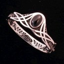 Pulsera de plata y azabache 