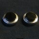 Cubrebotones plata y azabache