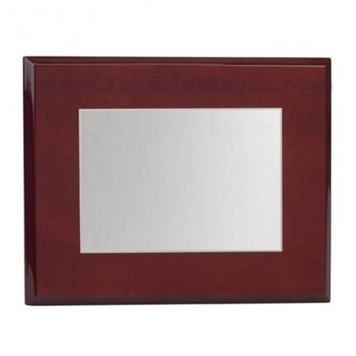 Placa homenaje de plata