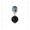 Charm de plata y azabache