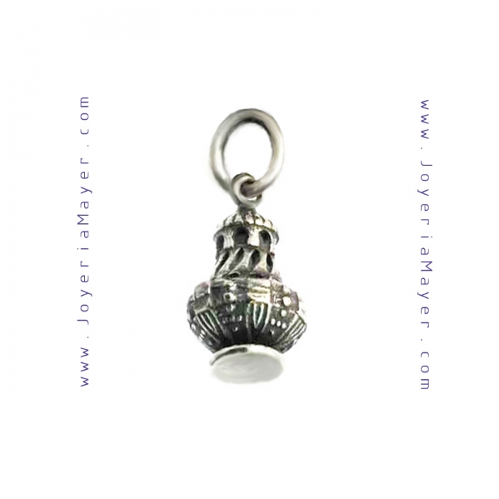 Pendant incensary of Compostela silver