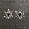 Pendientes de plata y azabache