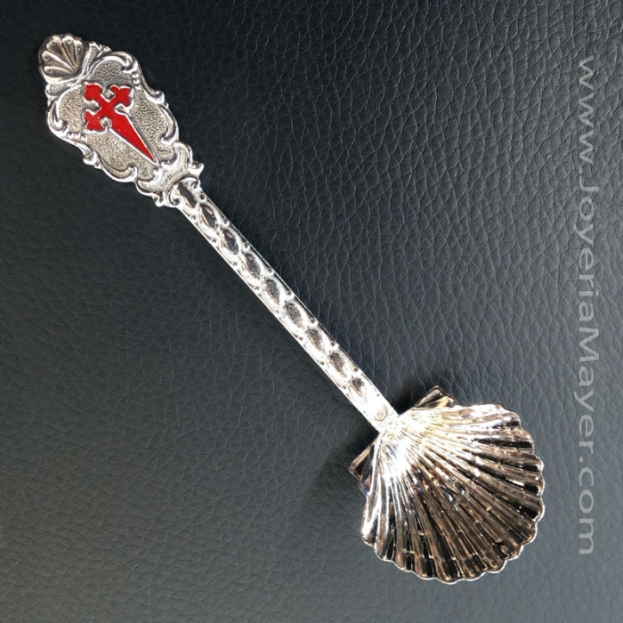 Cacillo de plata Cruz de Santiago