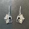 Pendientes de plata y azabache
