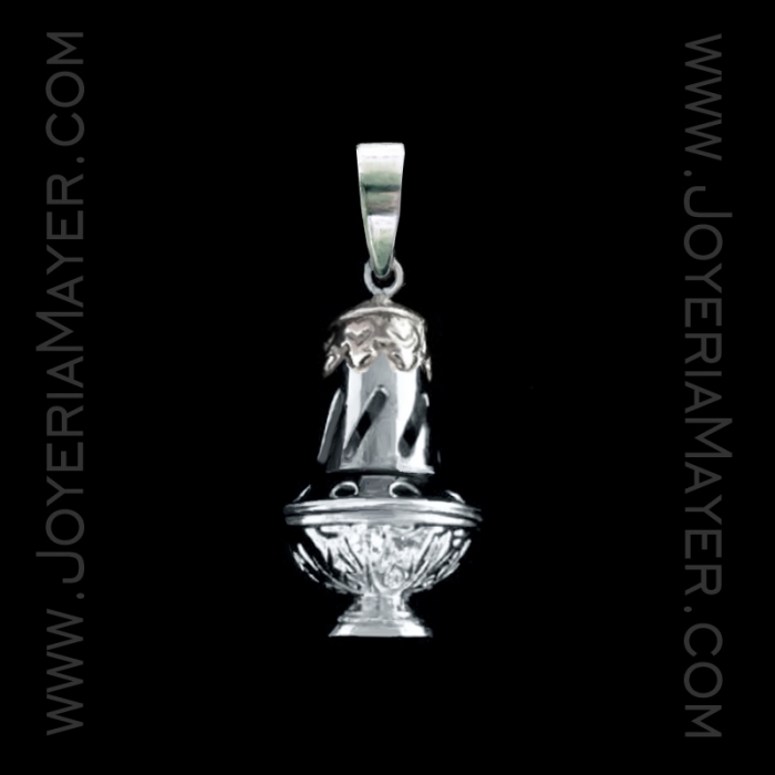Colgante Botafumeiro de Compostela de plata