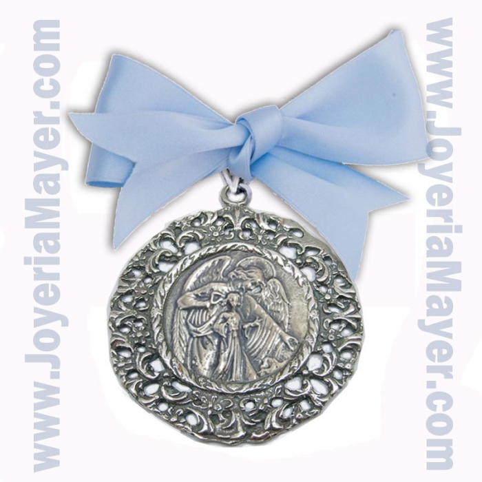 Medalla de cuna de plata