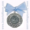 Silver baby crib medal