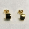 Pendientes azabache y plata