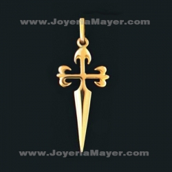 Cross of Santiago of gold