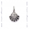 Compostela shell silver pendant