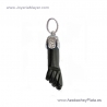 Higa (figa) de azabache y plata