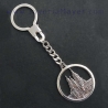 Silver keychain of the Cathedral of Santiago