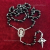 Silver and jet rosary of Saint James