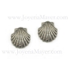 Compostela shell silver earrings