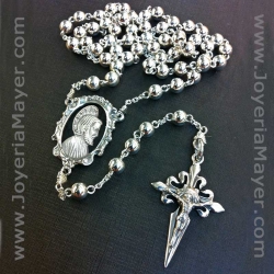 Saint James silver rosary