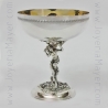 Copas de champagne para novios de cristal y plata
