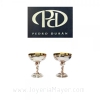 Copas de plata de champagne