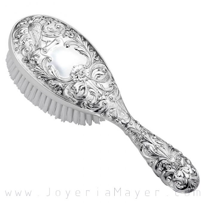 Cepillo de pelo de plata