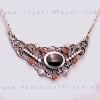 Gargantilla de plata y azabache