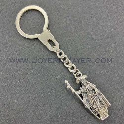 Silver keychain of the Apostle Santiago