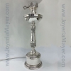 Lámpara quinqué de plata