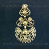 Traditional Galician silver pendant