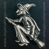 Pin bruja de plata