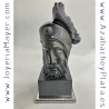 Silver and jet figure of Saint James