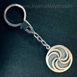 Silver keychain