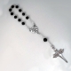 Silver and jet rosary of Saint James