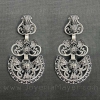 Traditional Galician silver earrings