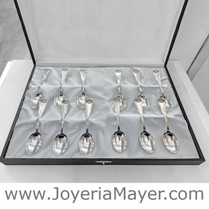 Silver spoon set