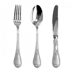 Set de 3 Cubiertos de plata