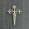 Pin de plata cruz de Santiago