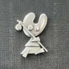 Pilgrim silver pin