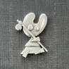 Pilgrim silver pin