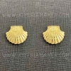 Compostela shell silver earrings