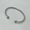 Celtic silver and jet Bracelet