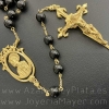 Silver and jet rosary of Saint James