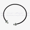 Collar torque celta de plata y azabache