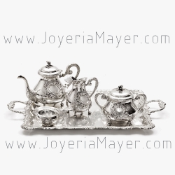 Juego de café de plata