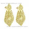 Traditional Galician silver earrings